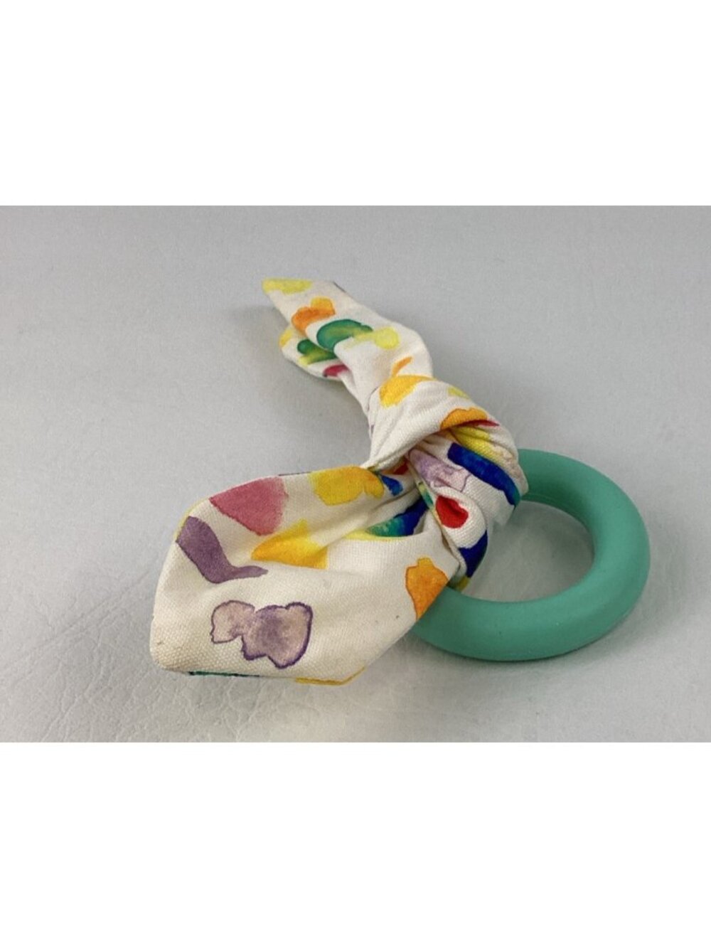 Lovevery Baby Activity Play Gym Replacement Toy Crinkle Bunny Ears Teether Ring